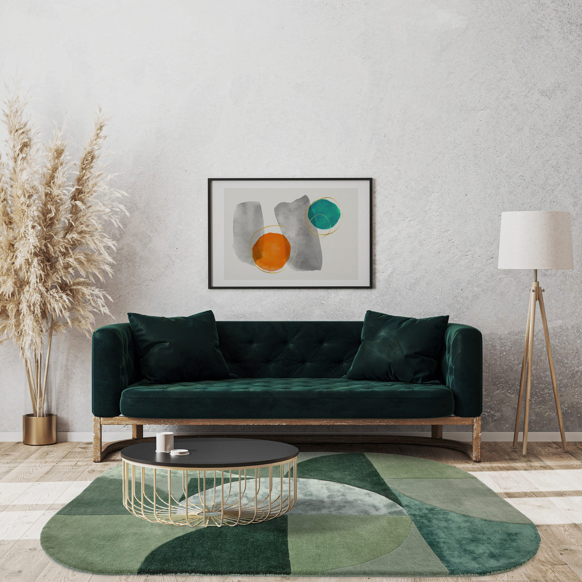 Matrix Oval Forest MAX75 rug