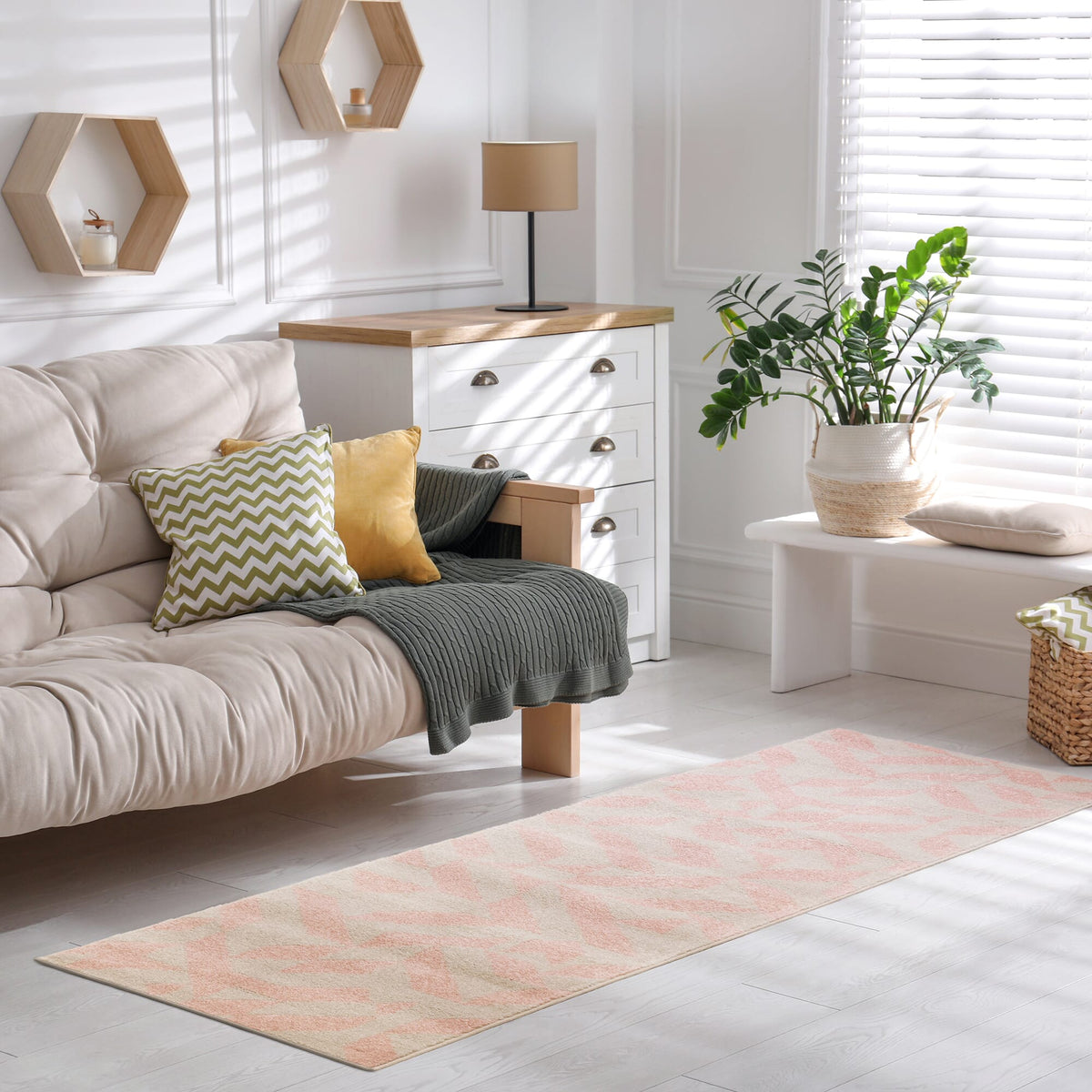 Muse MU04 Pink Shapes rug