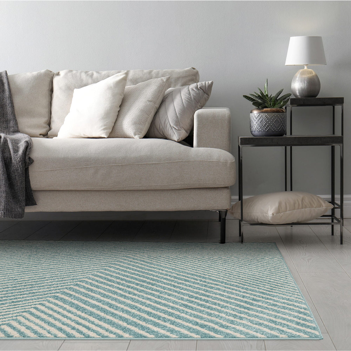 Muse MU19 Blue Cross rug