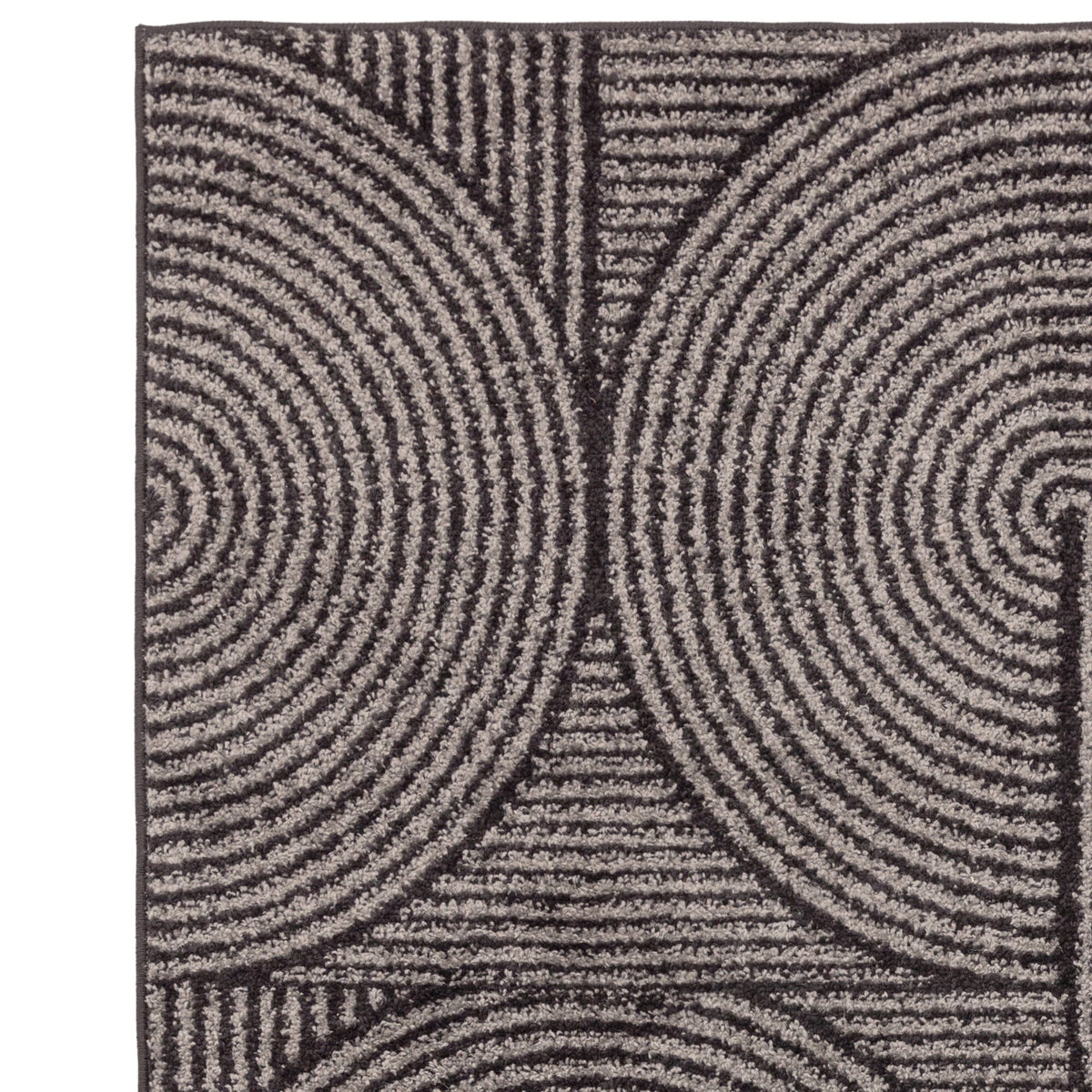 Muse MU01 Charcoal Swirl rug