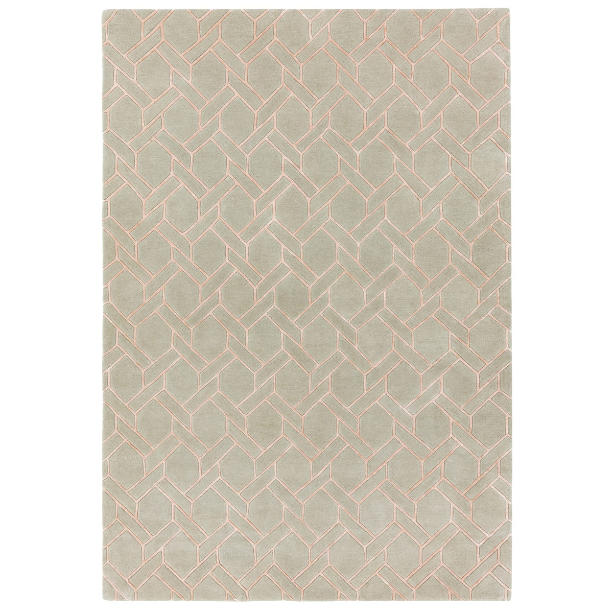 Nexus Fine Lines Silver Pink rug