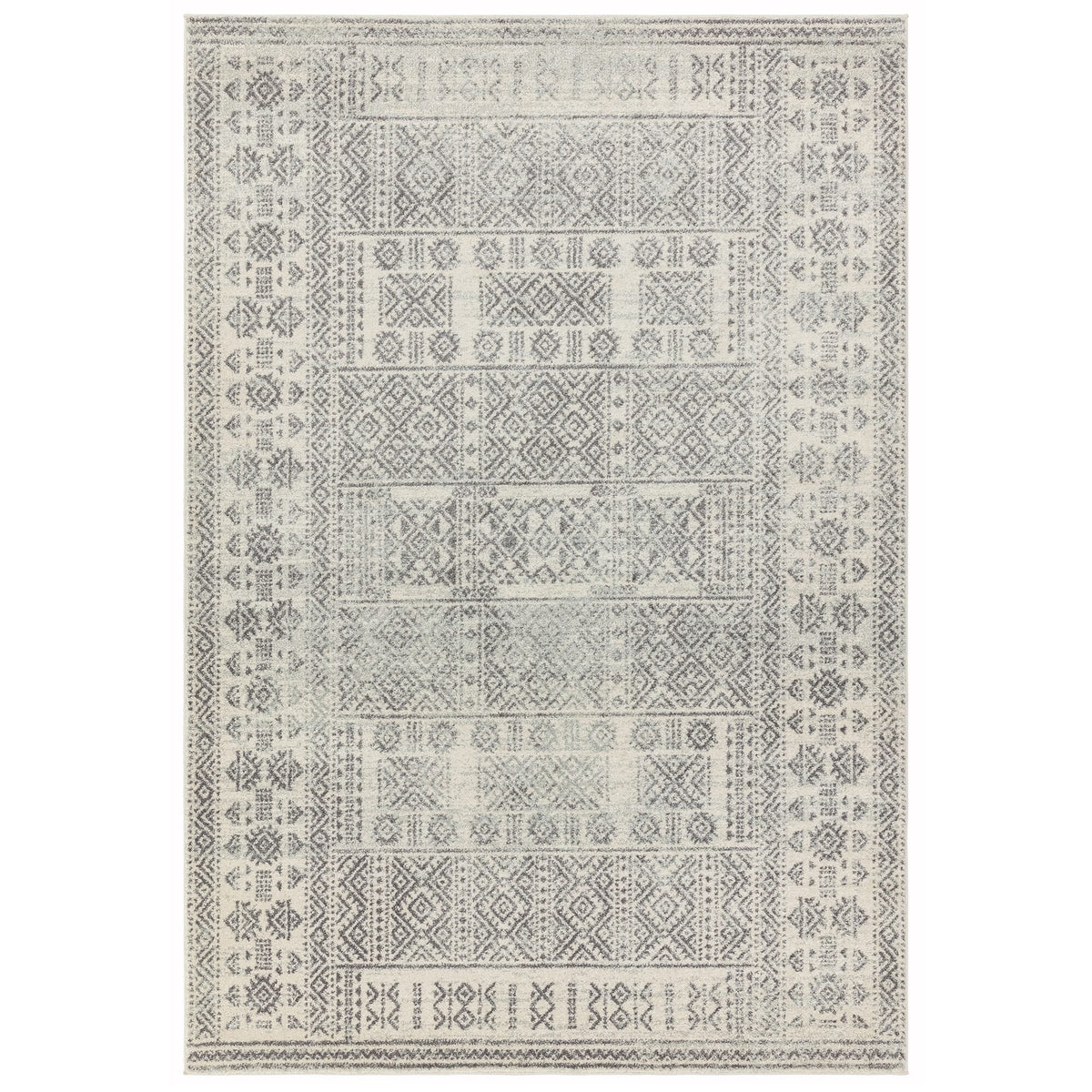 Nova NV33 Tribal Grey rug
