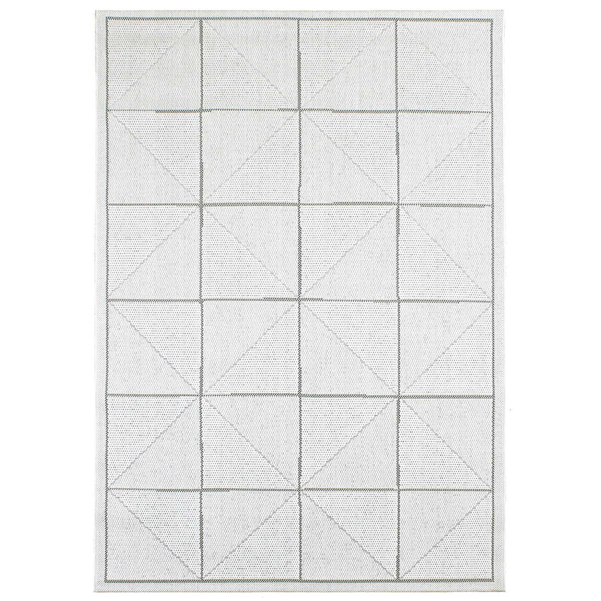 Patio PAT06 Ivory Check rug