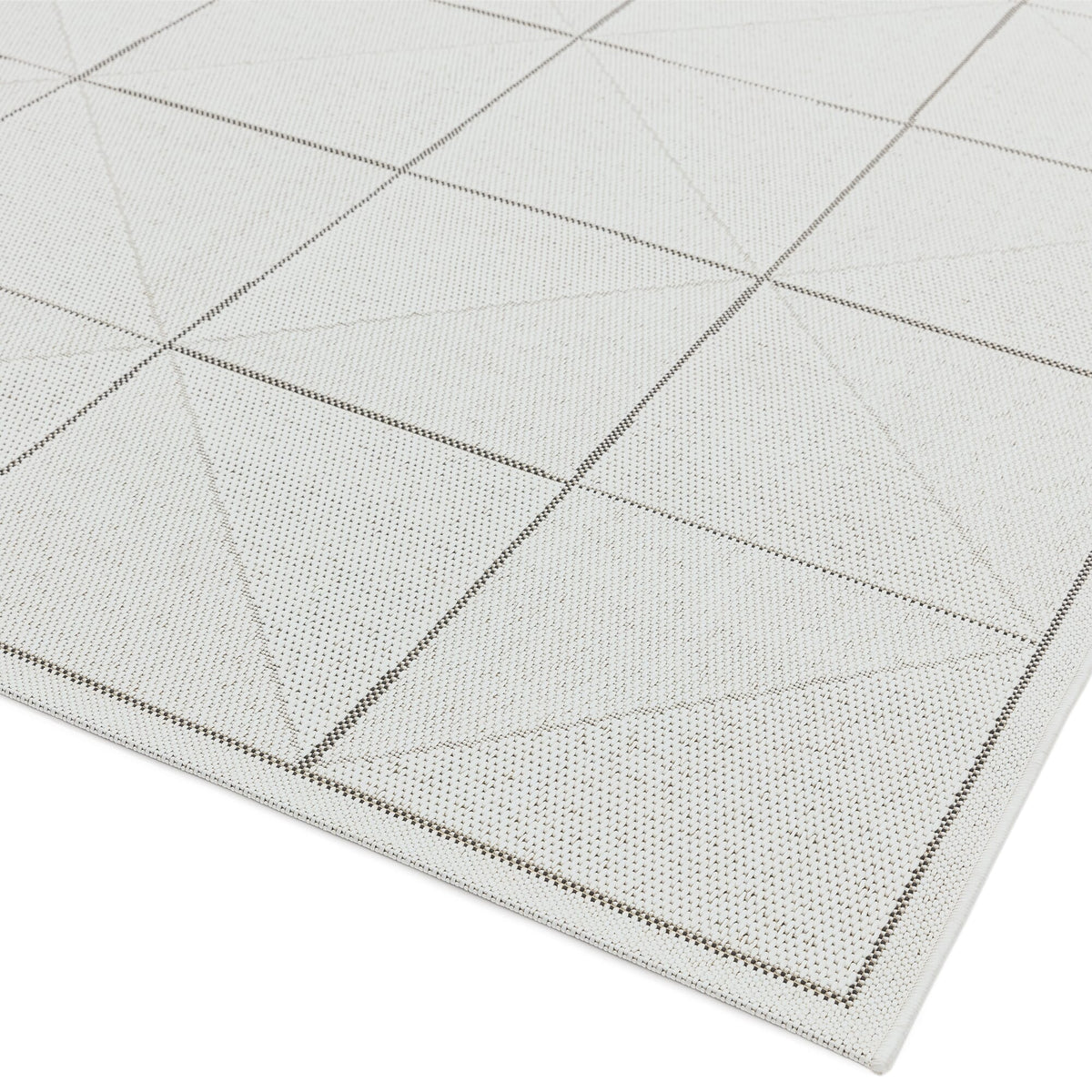 Patio PAT06 Ivory Check rug