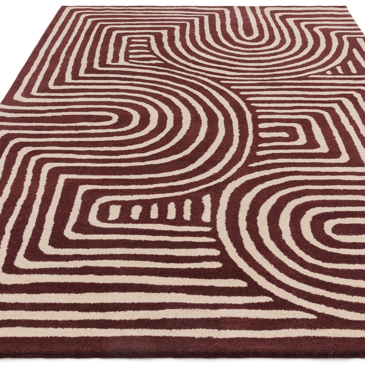 Reef RF29 Curve Plum rug