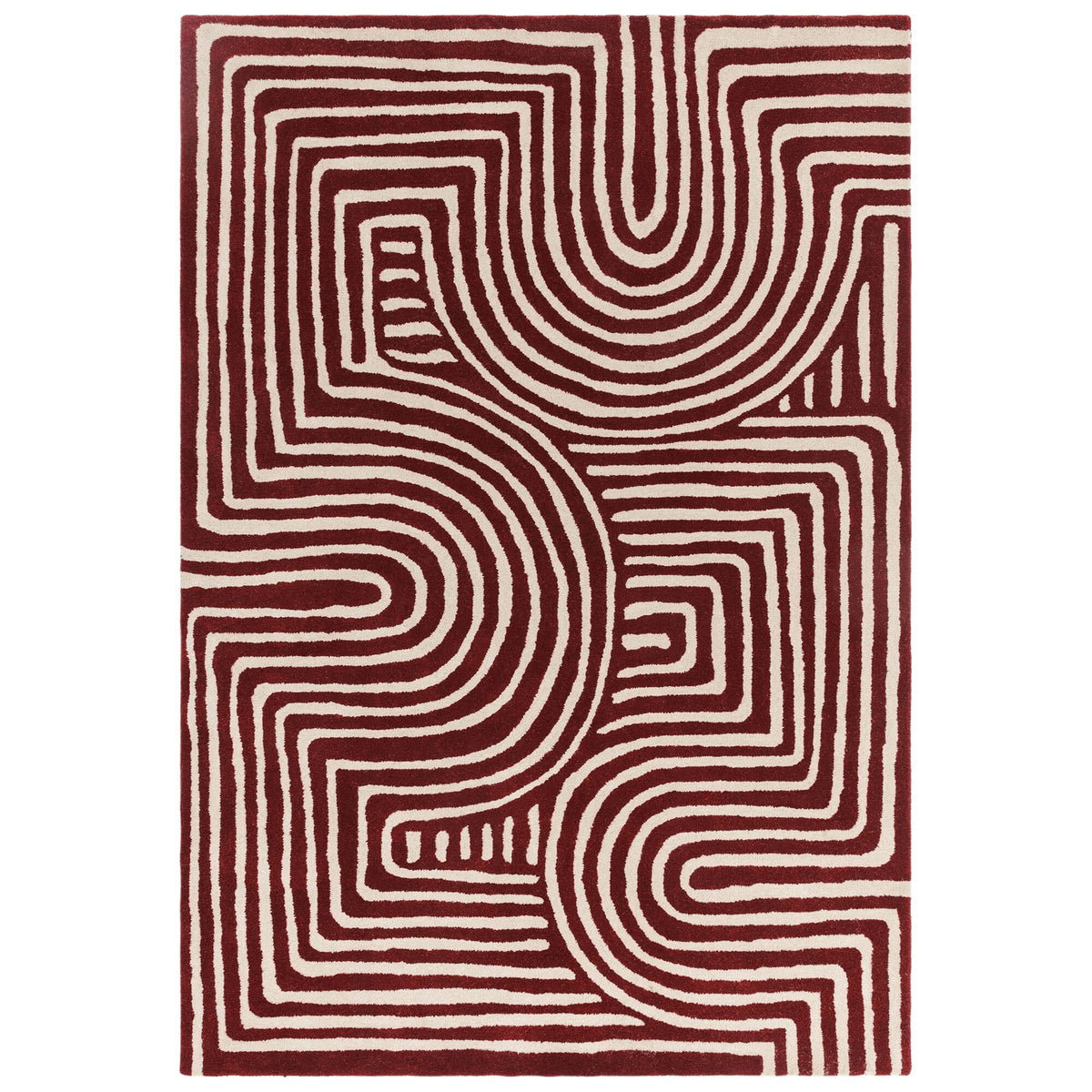 Reef RF29 Curve Plum rug
