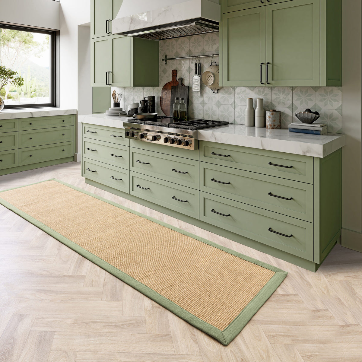 Sisal Linen Sage rug