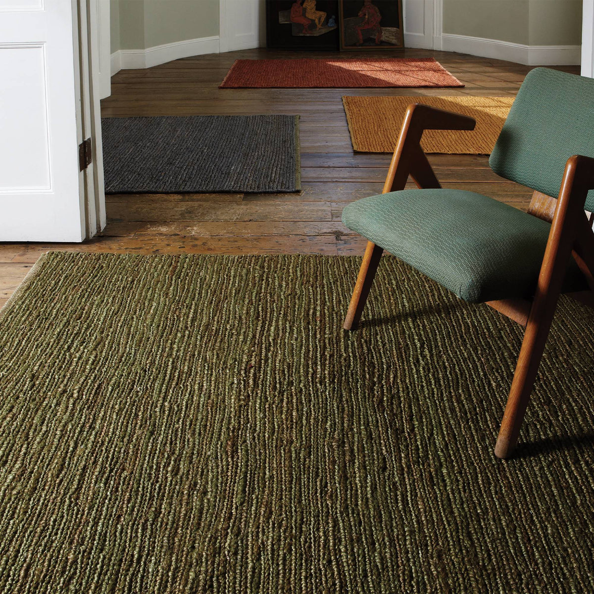 Soumak Green rug