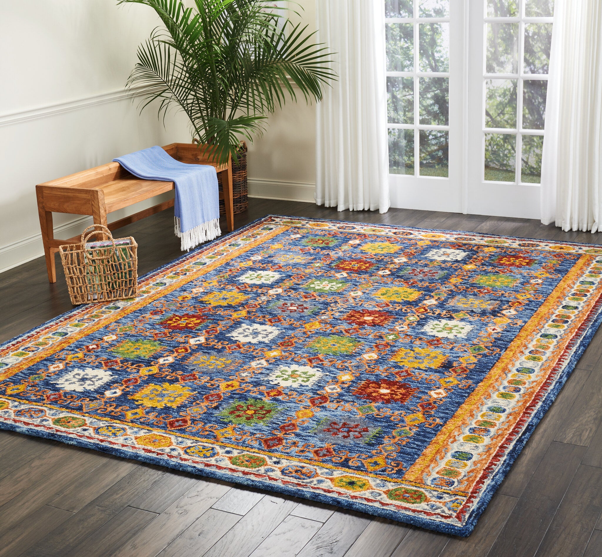 Vibrant VIB09 Navy rug