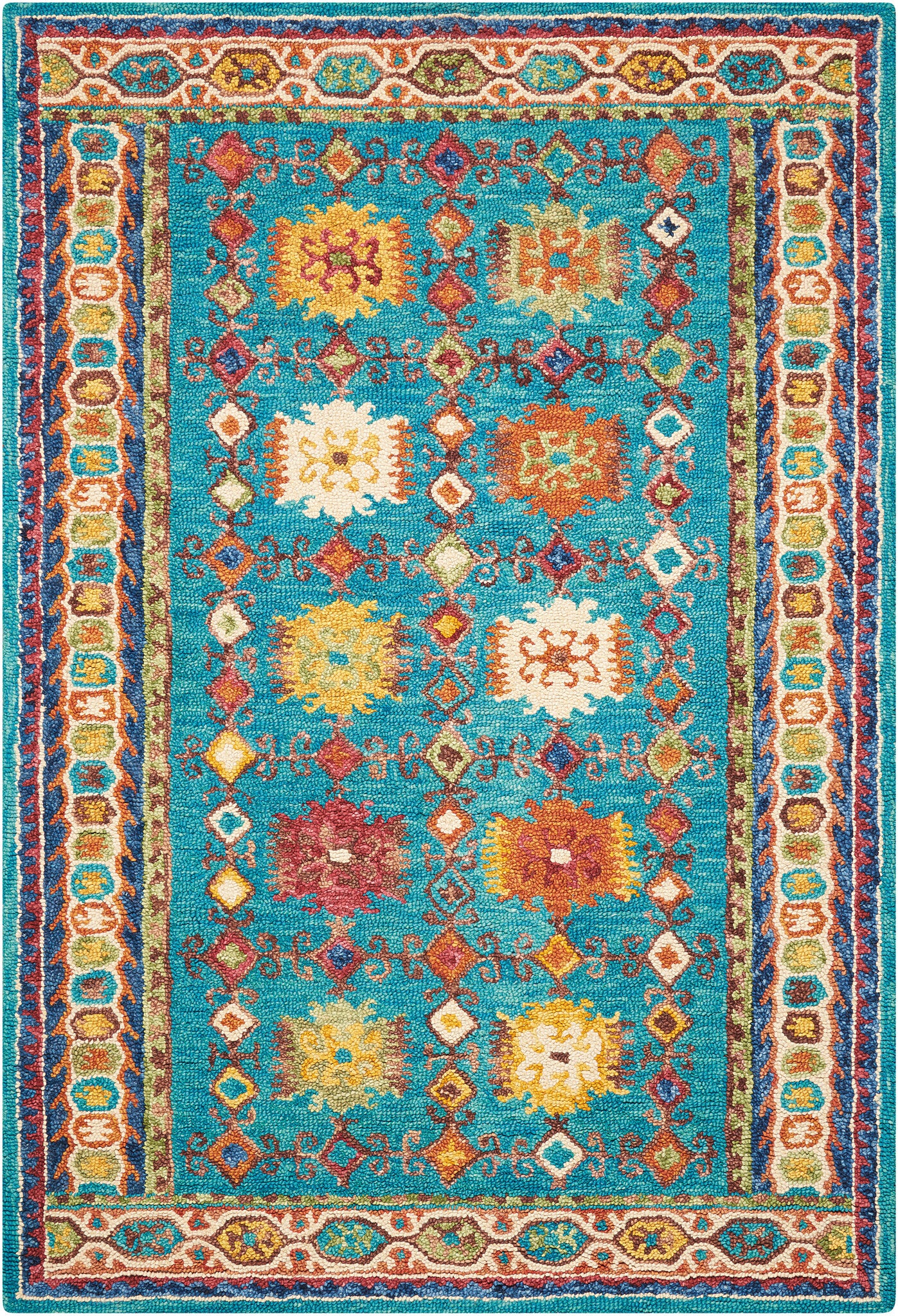 Vibrant VIB09 Teal rug