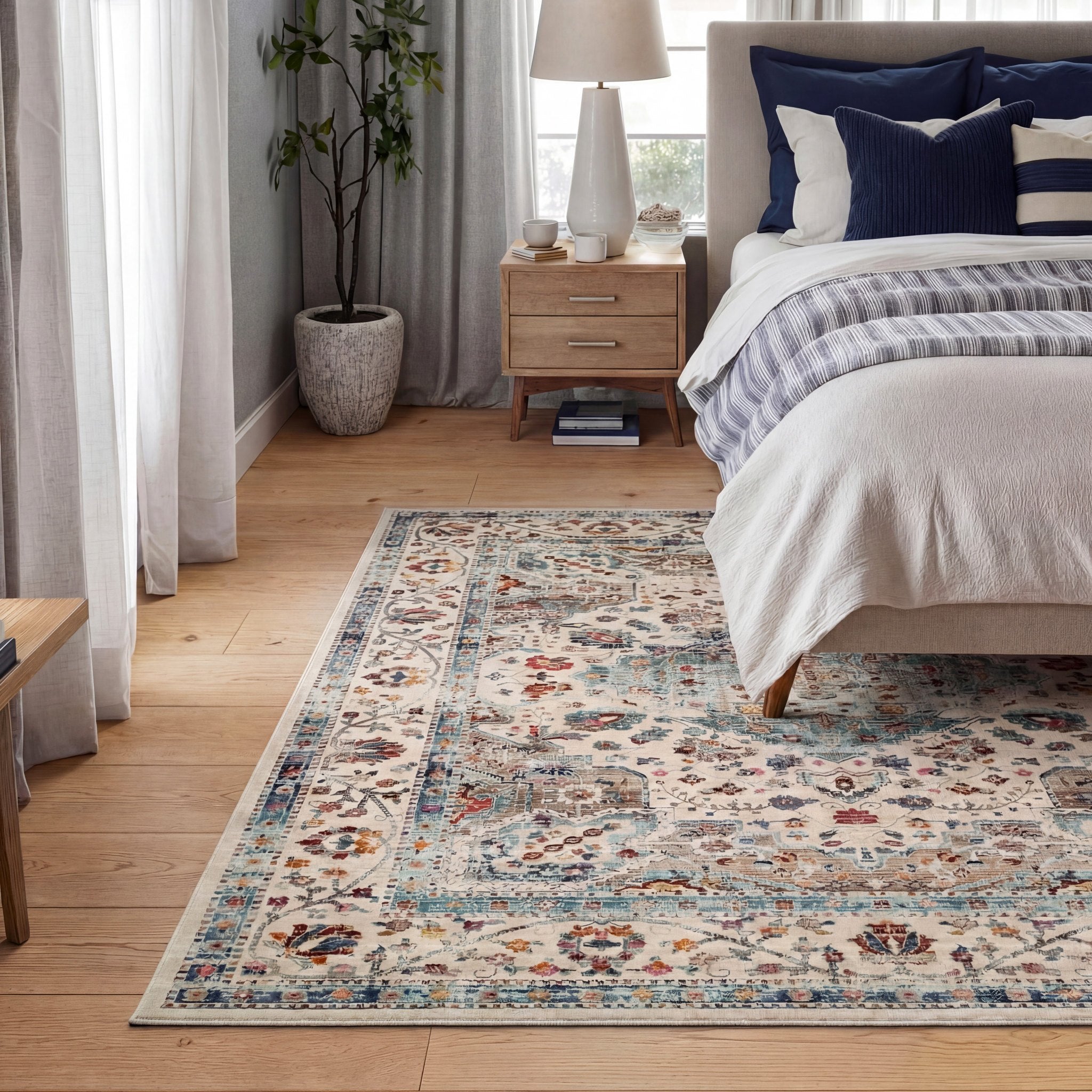 Vintage Kashan VKA 10 Teal rug