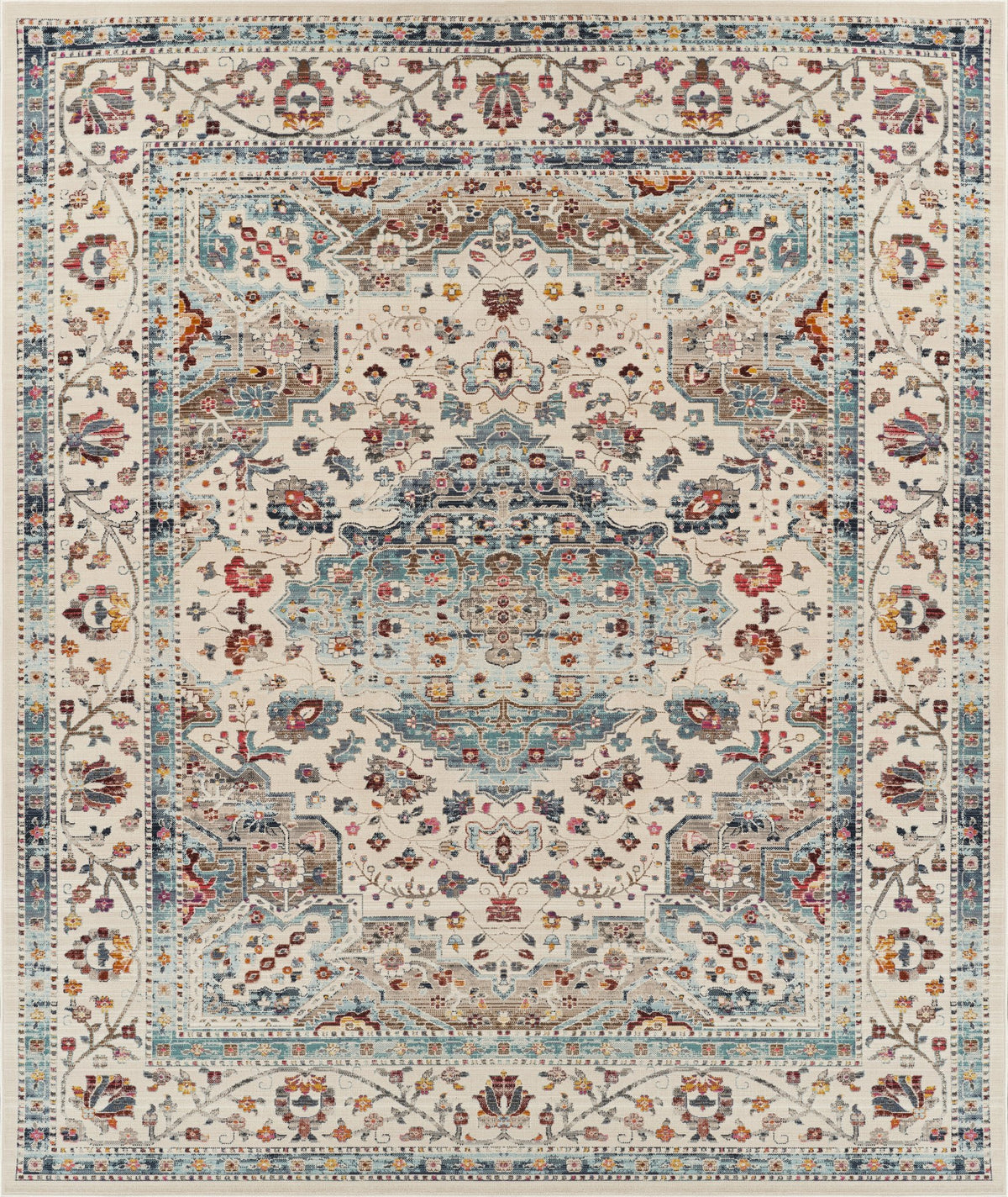 Vintage Kashan VKA 10 Teal rug