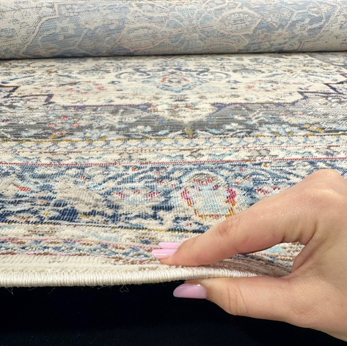 Vintage Kashan VKA 12 Ivory Sage rug