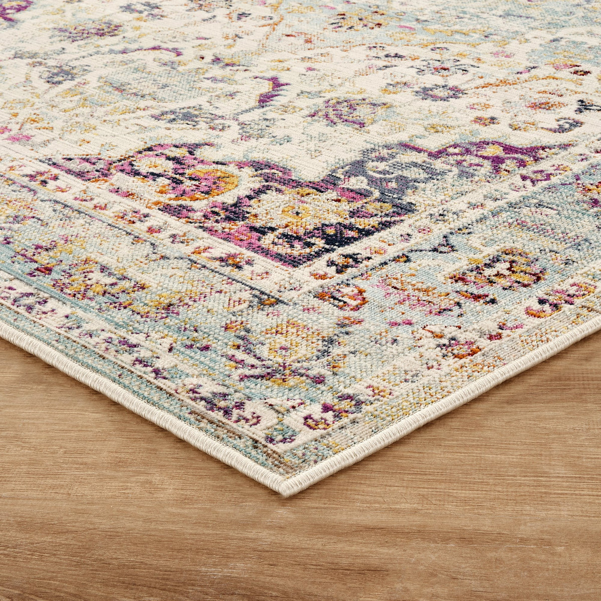 Vintage Kashan VKA 13 Blue Gold rug