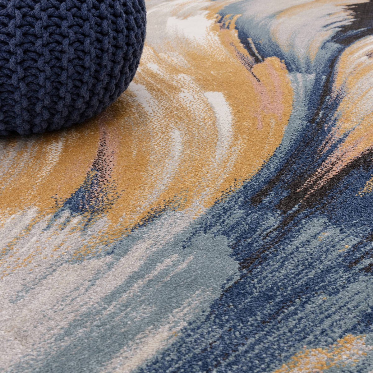 Viva VI03 Blue Gold rug