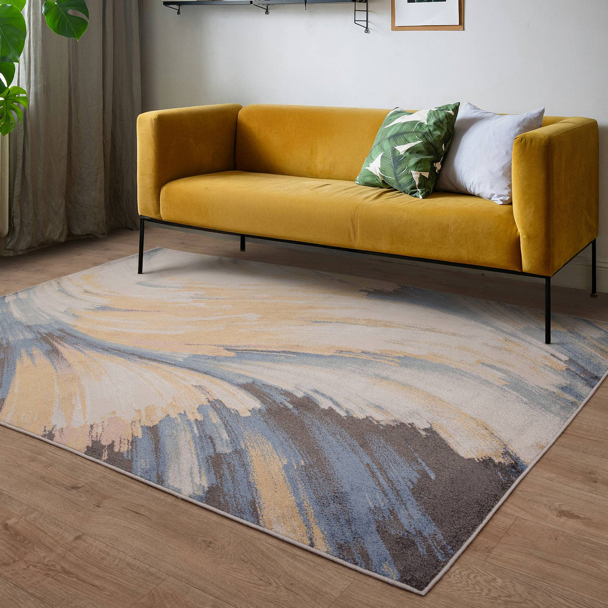Viva VI03 Blue Gold rug