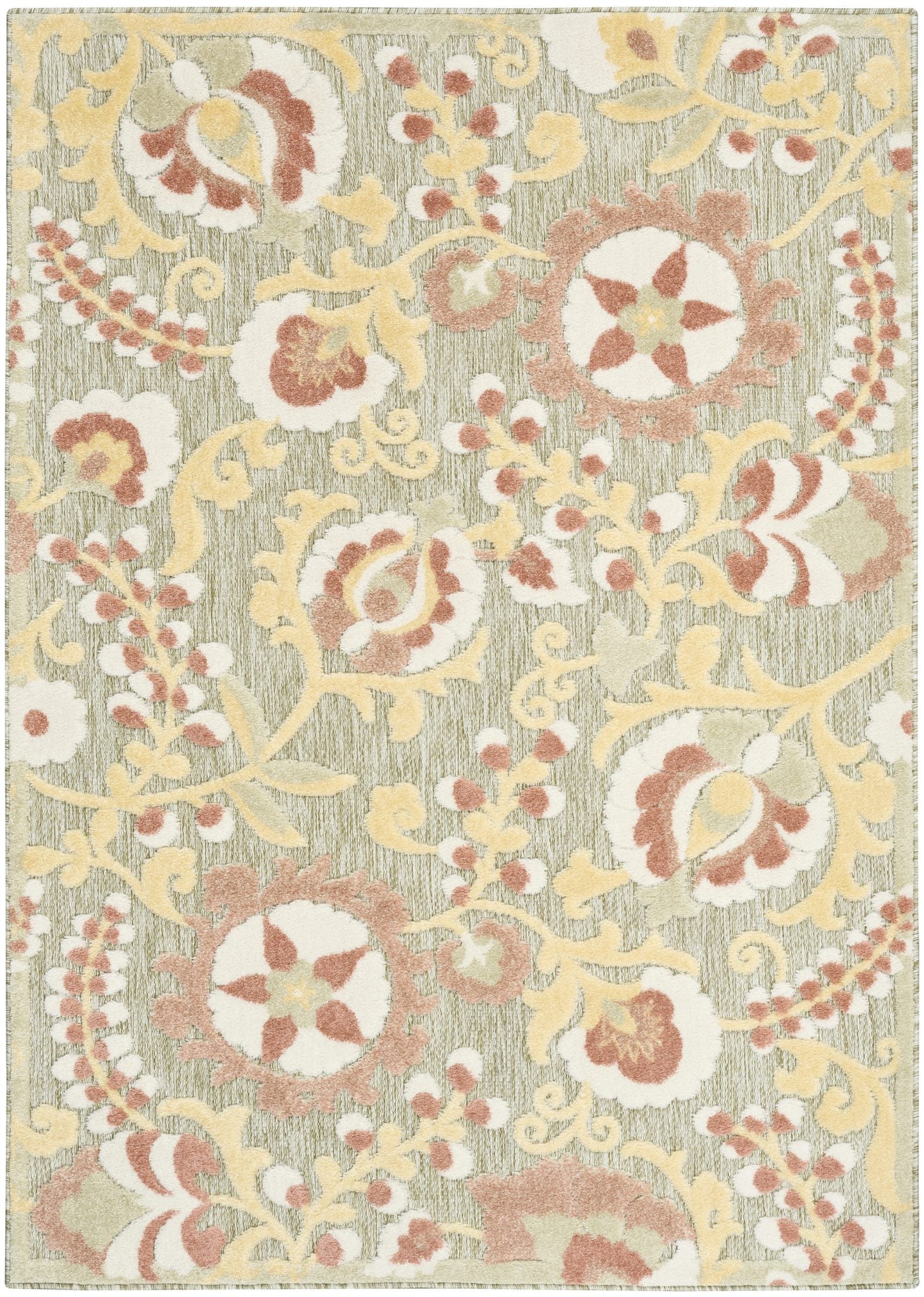 Aloha Alh17 Sage Rose outdoor rug