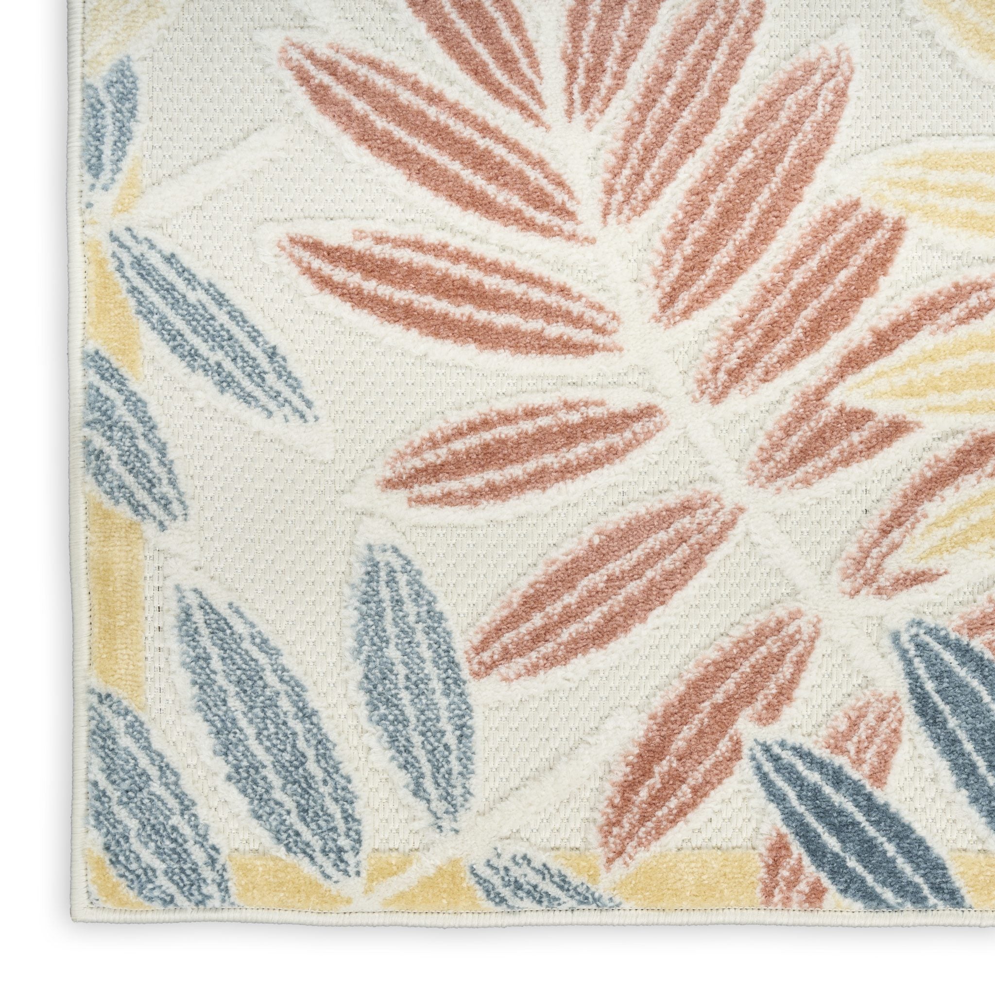 Aloha Alh18 Ivory Blue outdoor rug
