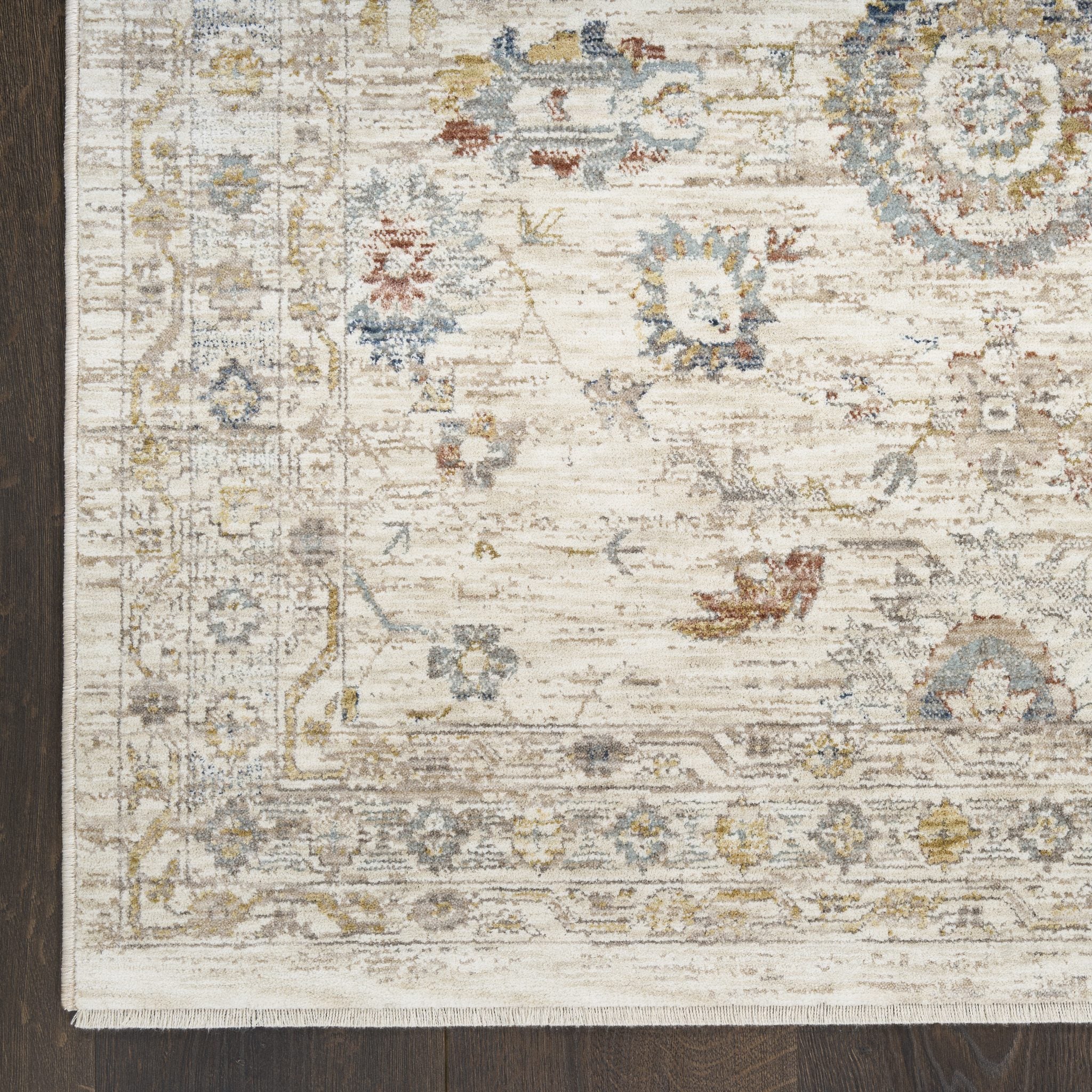 Antique Fusion Anf04 Ivory Multicolour rug