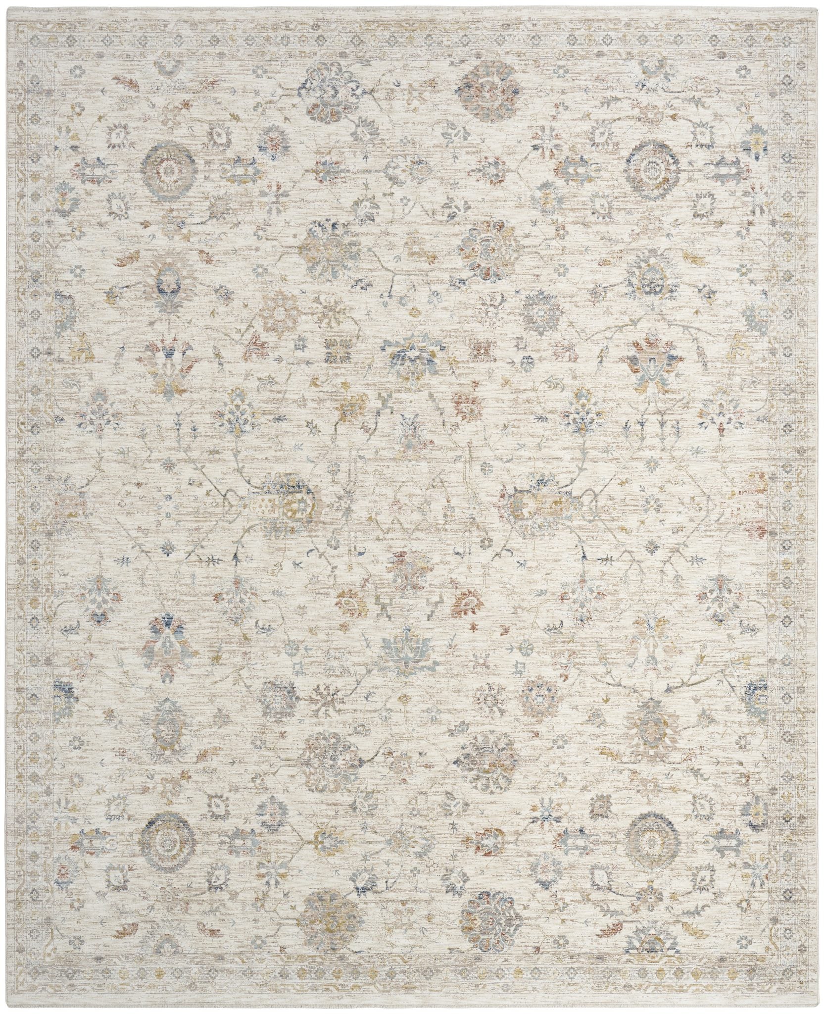 Antique Fusion Anf04 Ivory Multicolour rug
