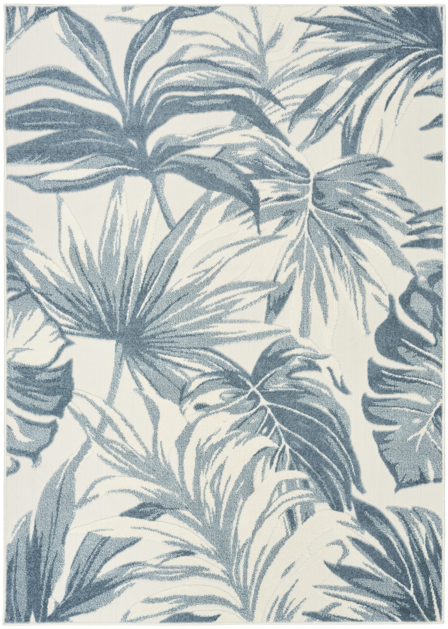 Aloha Alh43 Ivory Blue outdoor rug