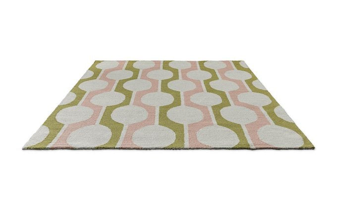 Scion Billow Lichen rug angled view