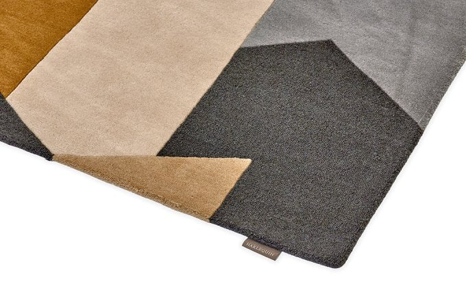 Harlequin Popova Caramel/Slate/Shell rug detail
