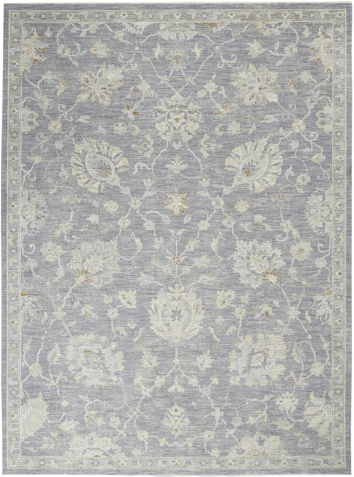 Infinite IFT04 Charcoal rug - full overhead flat view