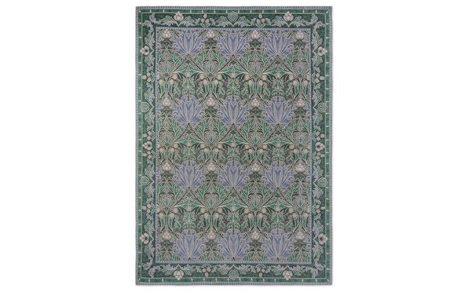Morris & Co Helena Mineral rug full flat view