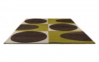 Orla Kiely Spot Square Walnut/Lichen