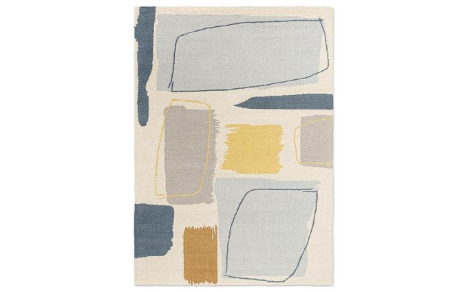 Scion Composition Papaya rug full flat view