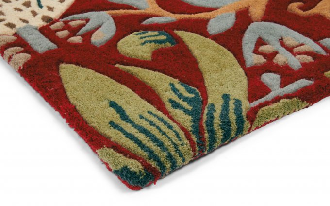 Morris & Co Strawberry Theif Crimson  027700
