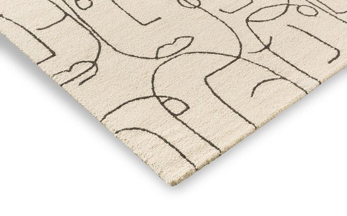 Scion Epsilon Charcoal rug corner detail