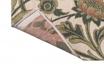 Morris & Co Hyacinth Natural rug texture close-up