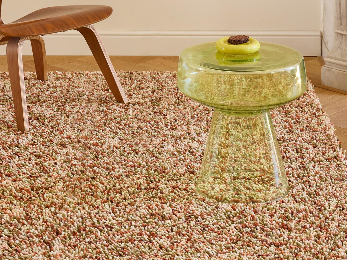 Loom Pumpkin rug in a room setting