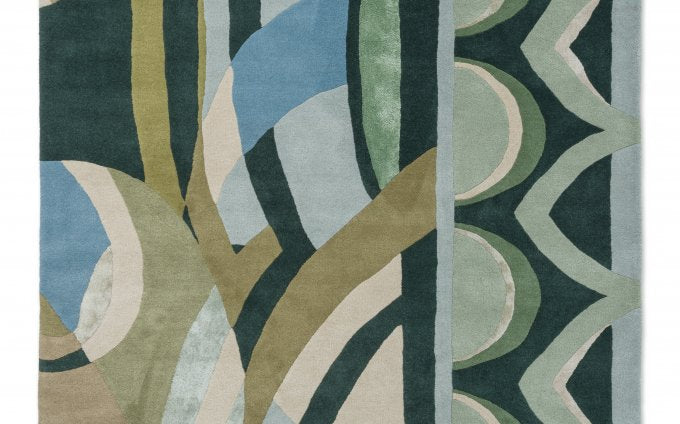 Harlequin Atelier Lagoon 140807 rug full flat view