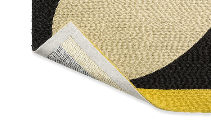 Orla Kiely Giant Sixties Stem Noir outdoor rug backing