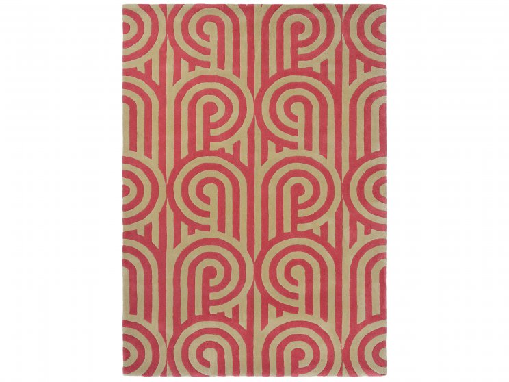 Florence Broadhurst Turnabouts Claret