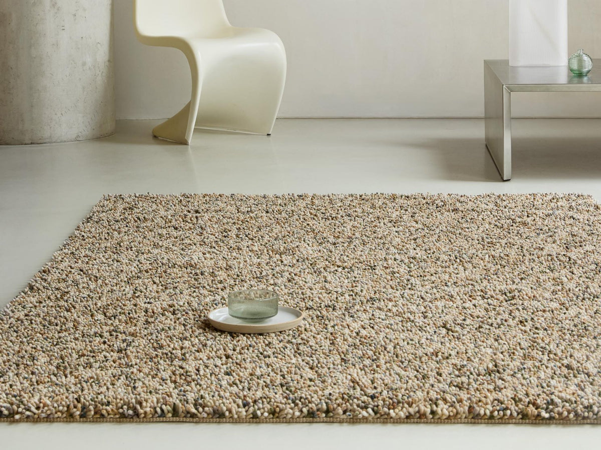 Loom Natural Moss rug in a room setting
