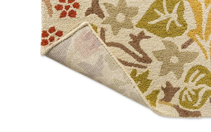 Morris & Co Blackthorn Wheat outdoor rug backing