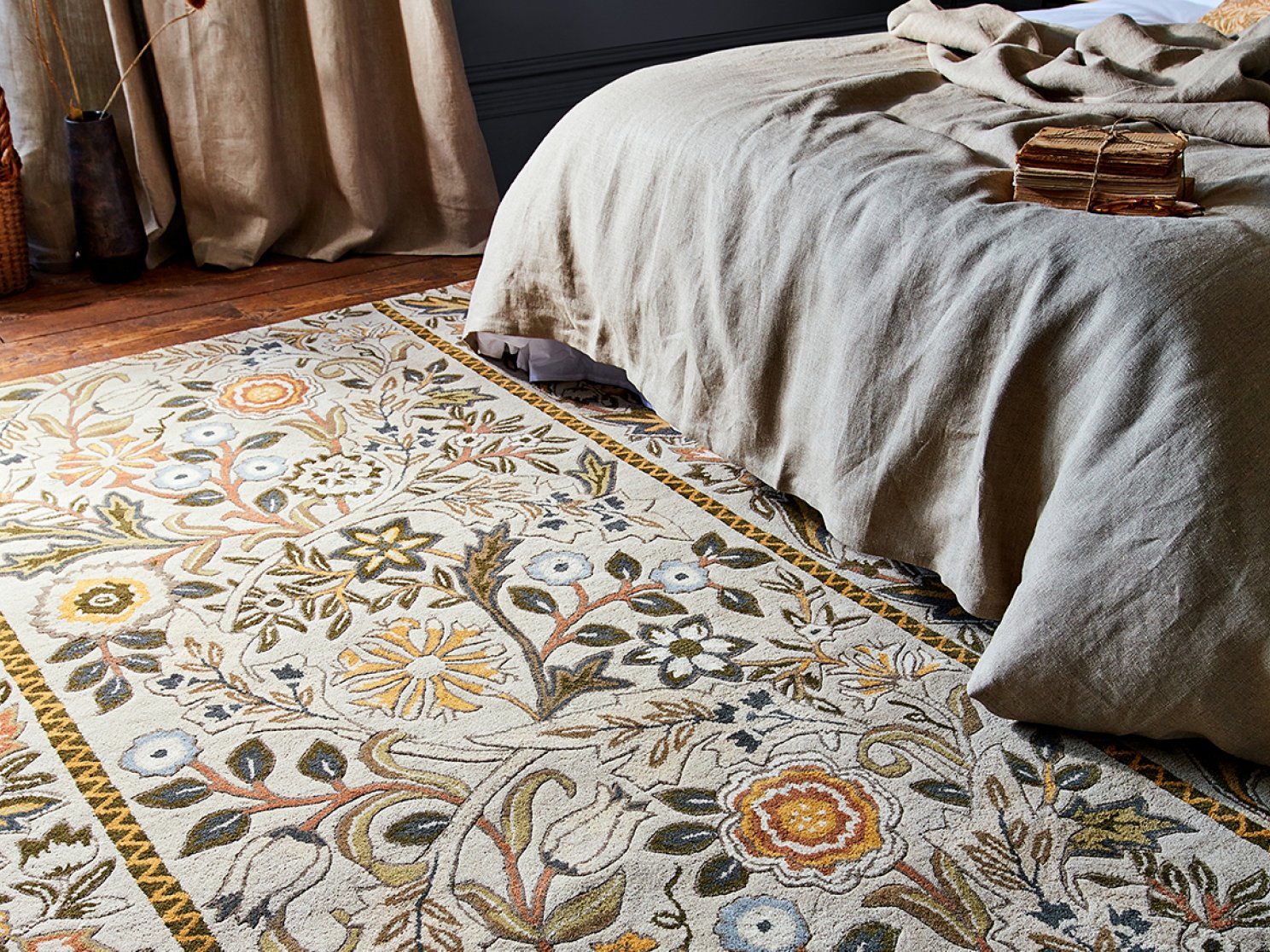 Morris & Co Wilhelmina Linen Mustard  127401