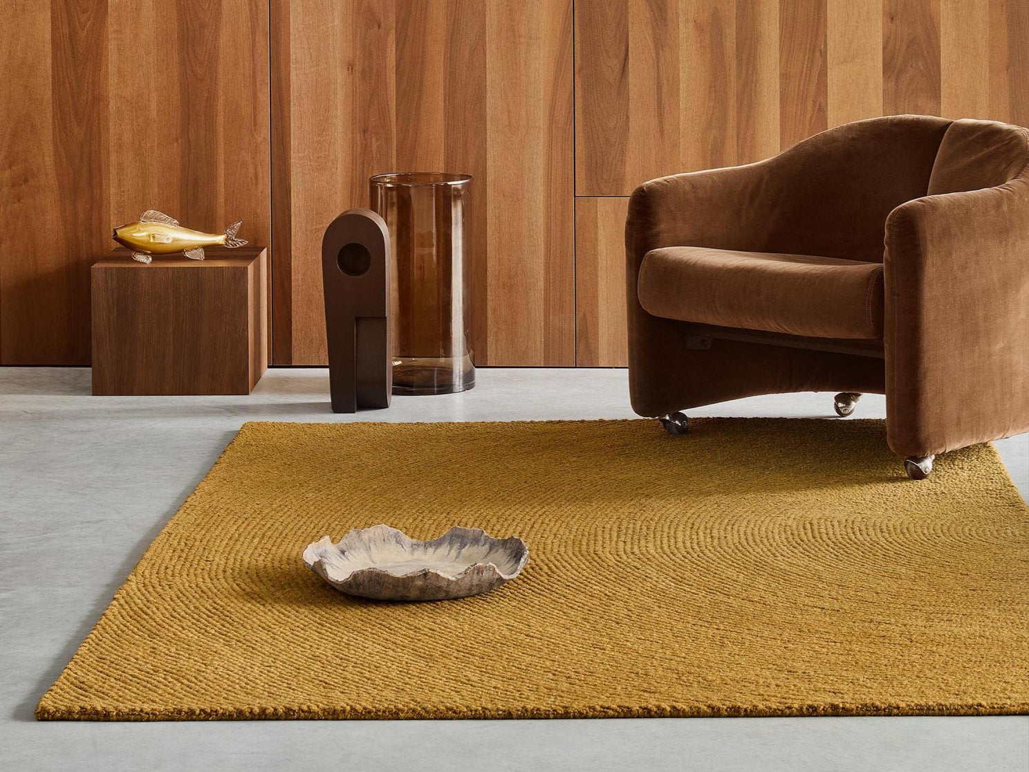 Decor Echo Ochre rug