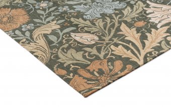 Morris & Co Compton Trellis rug pile detail