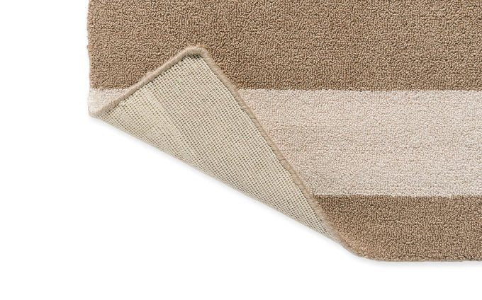 Laura Ashley Lille Pale Ochre outdoor rug backing