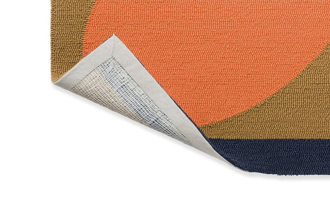 Orla Kiely Giant Sixties Stem Tomato outdoor rug backing