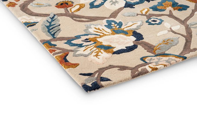 Sanderson Amanpuri Stone 145101 rug corner detail