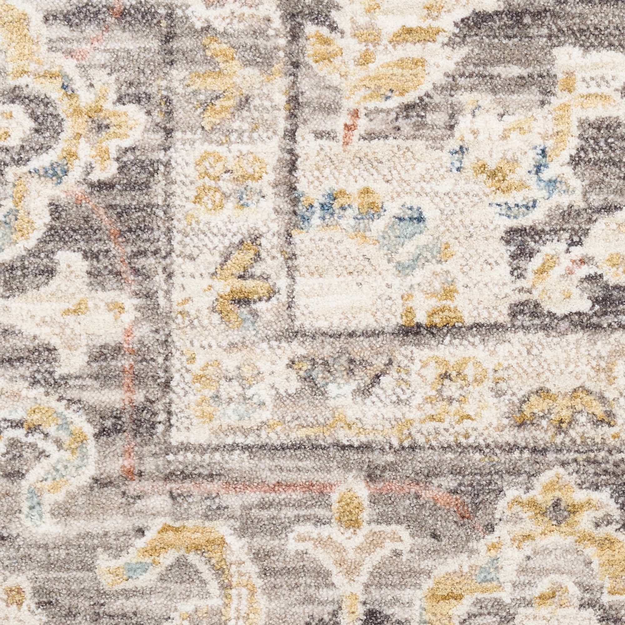 Antique Fusion Anf01 Ivory Charcoal