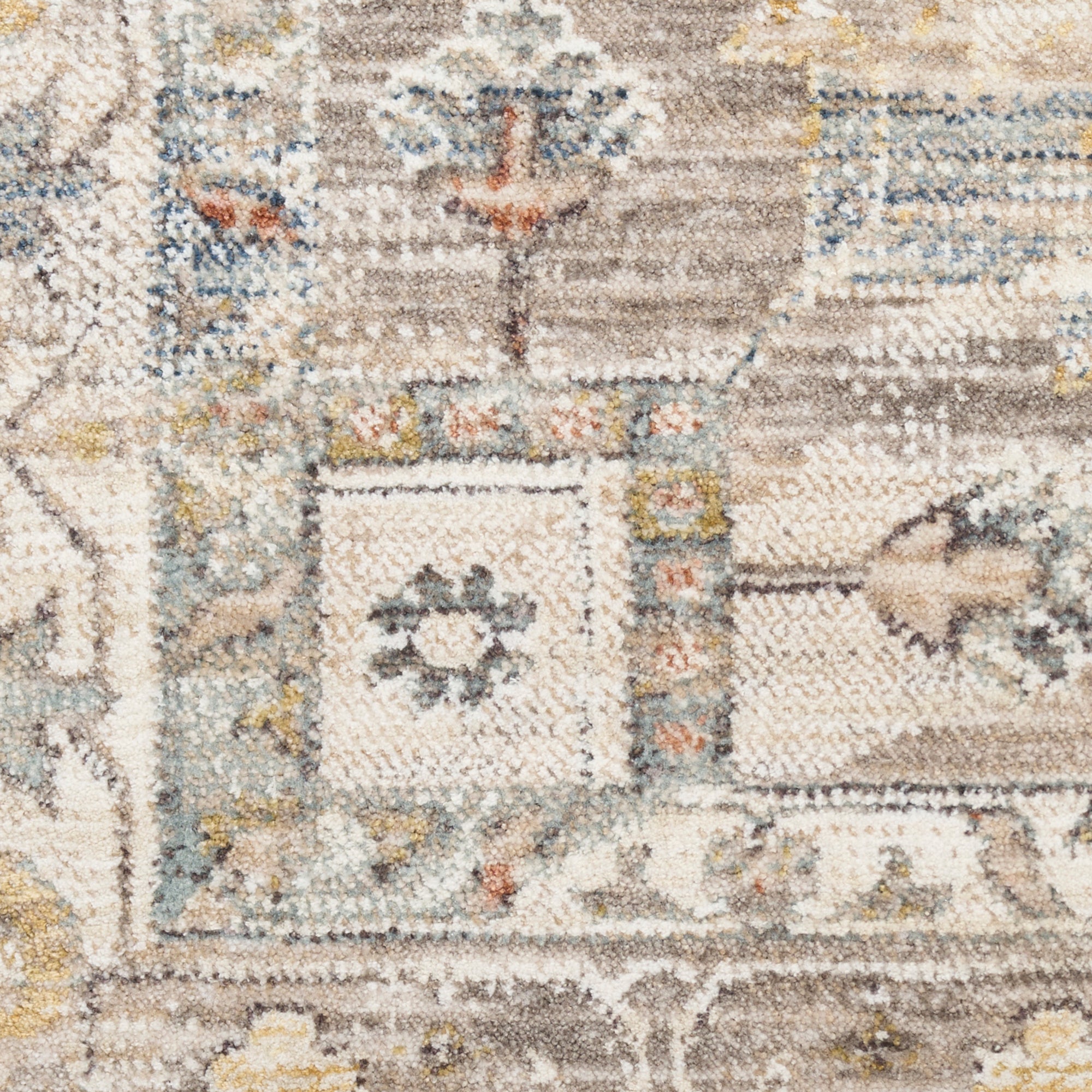 Antique Fusion Anf02 Ivory Multicolour