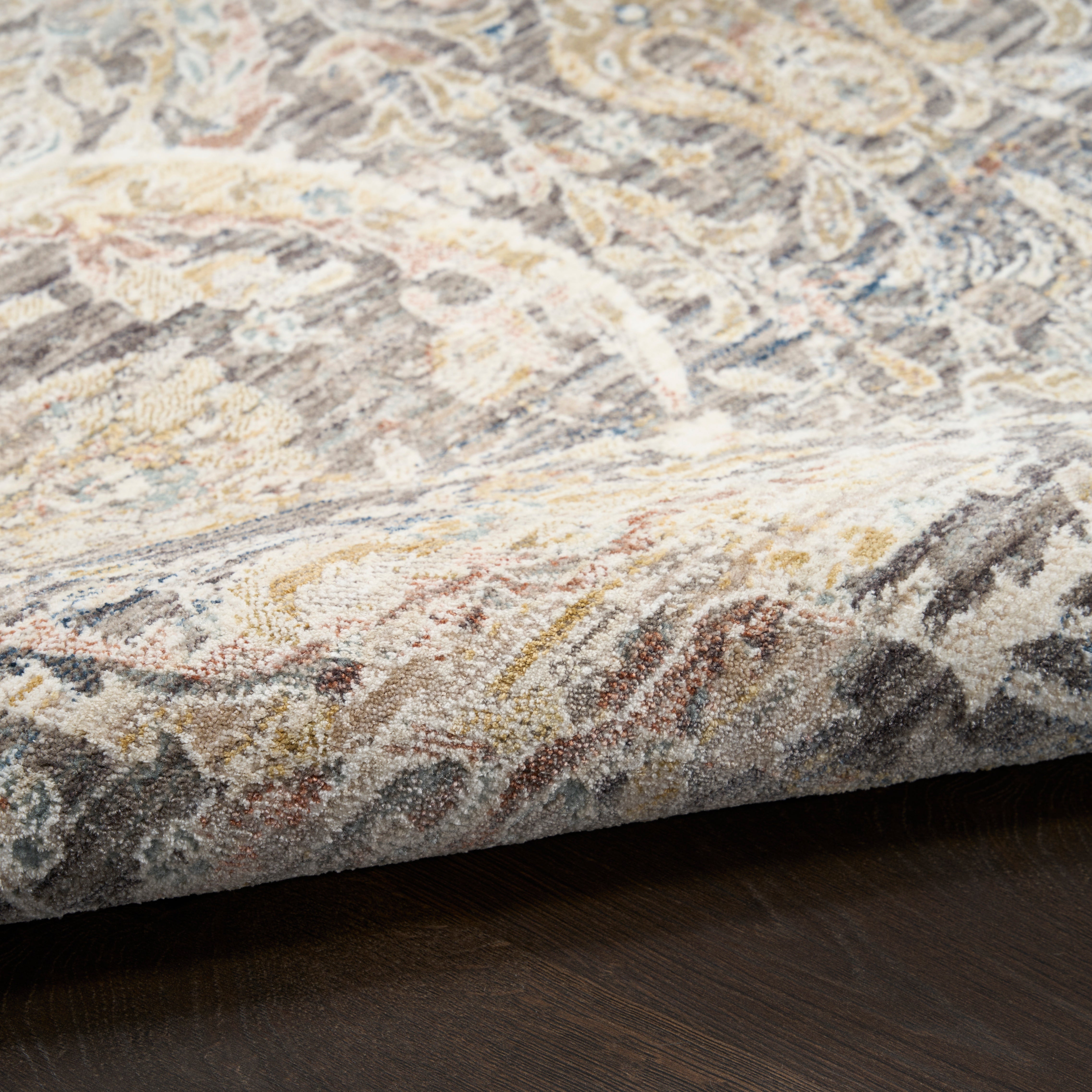 Antique Fusion Anf03 Charcoal Multocolour