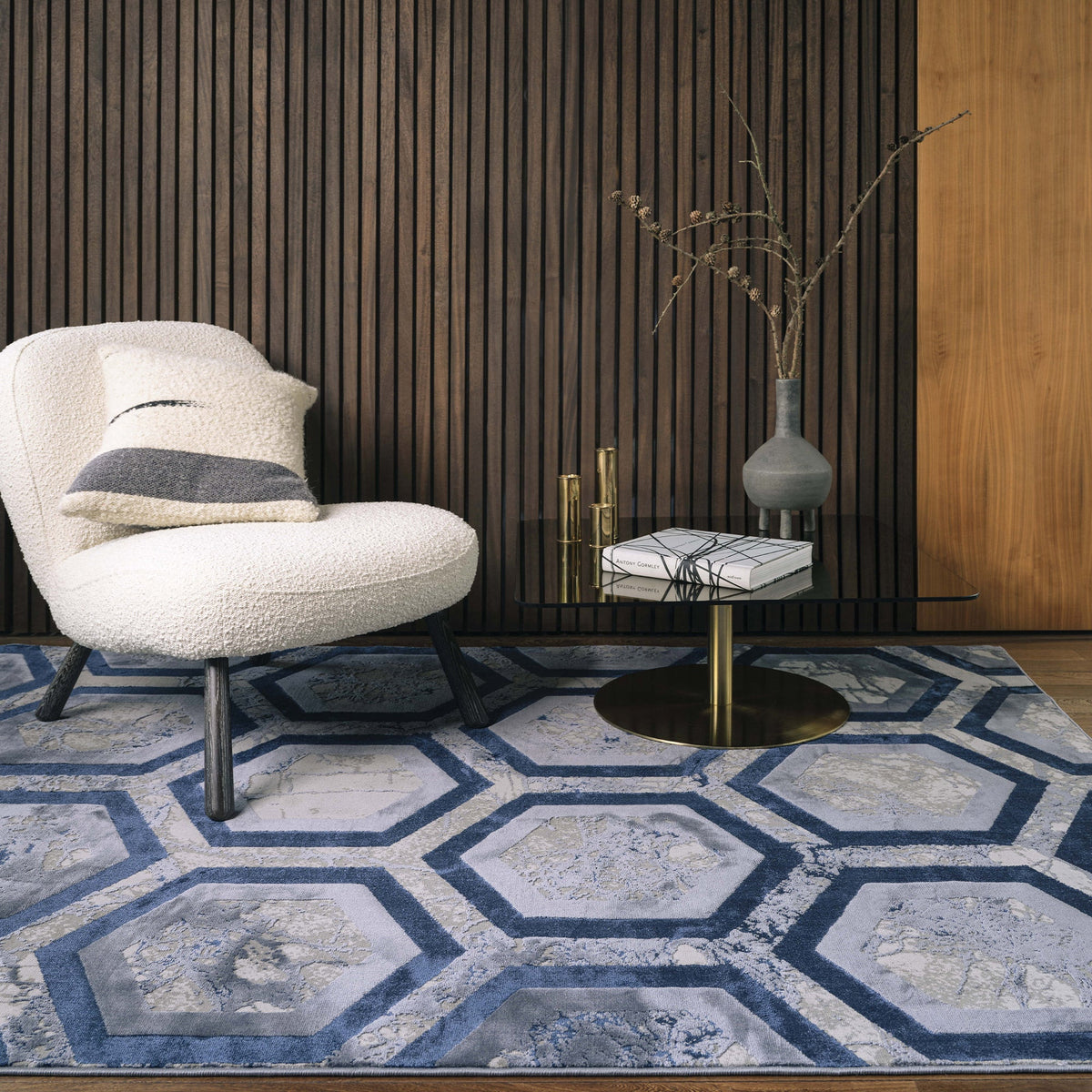 Aurora AU19 Hexagon rug